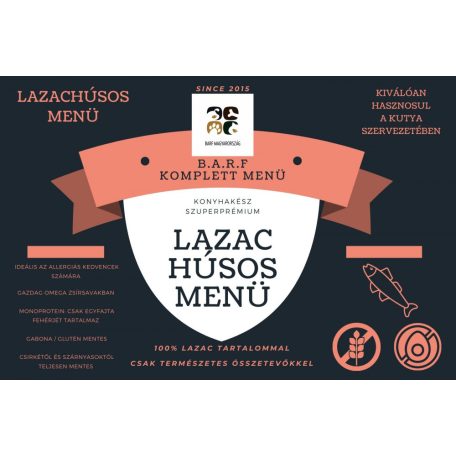 BARF lazachúsos menü 150g