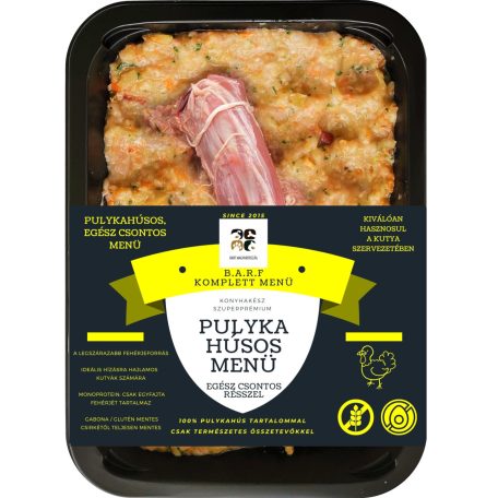 BARF pulykahúsos menü 500g