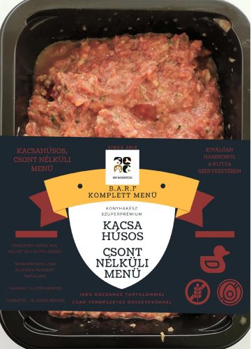 BARF kacsahúsos menü csont nélkül 500g