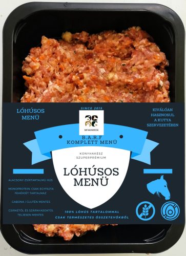 BARF lóhúsos menü 500g