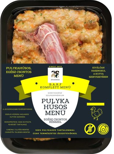 BARF pulykahúsos menü 500g